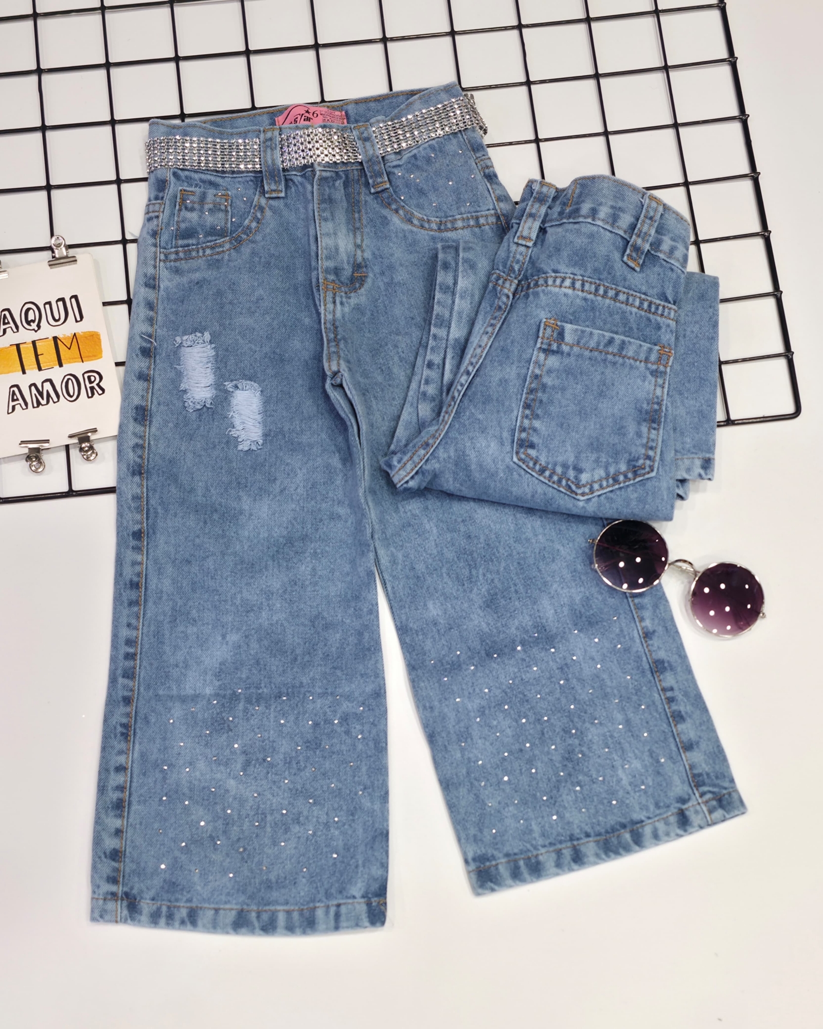 Pantalón Wide Leg P/ Niña - Imagen 3