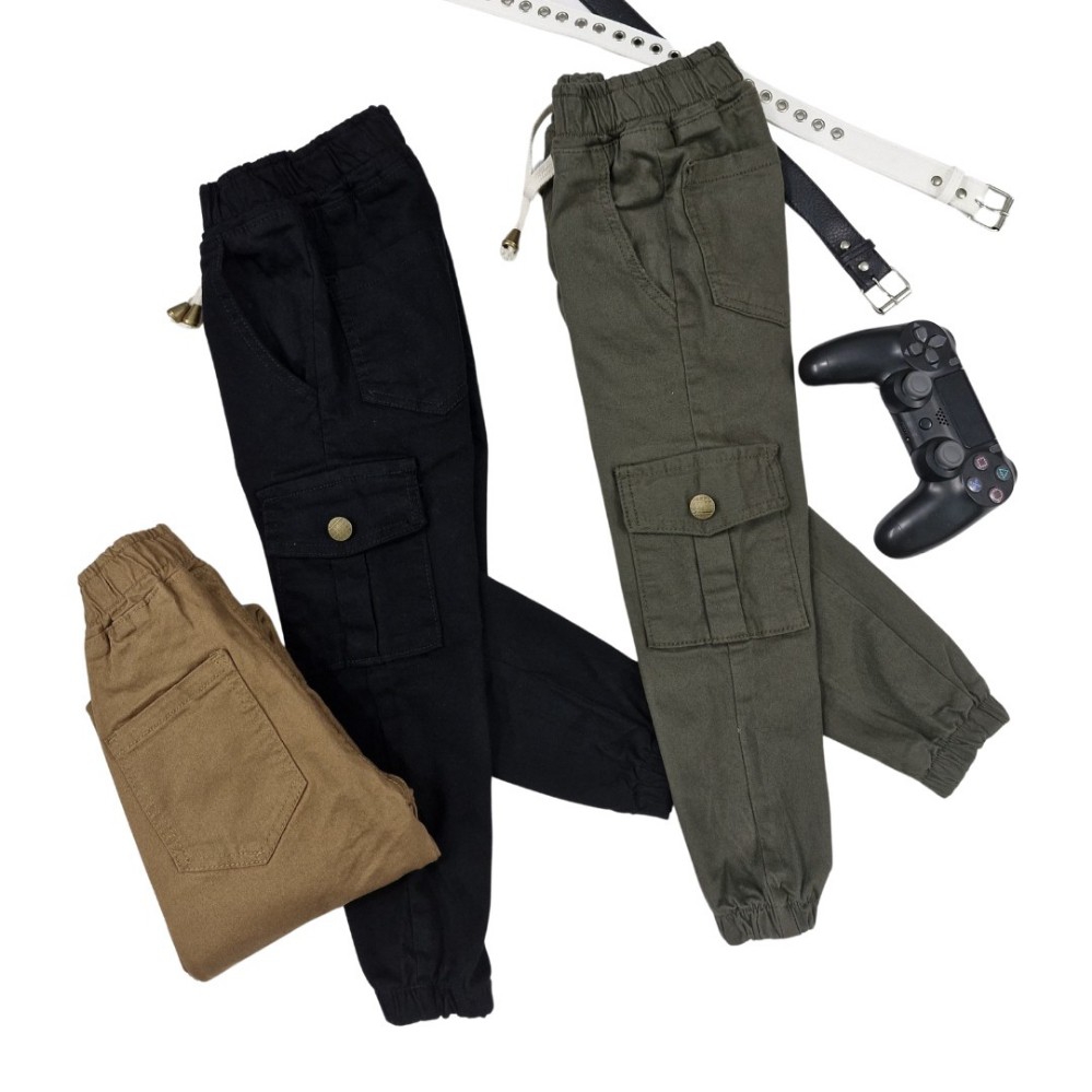 Jogger Cargo de Gabardina - Imagen 3