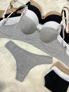 Conjunto de Taza Soft Algodón con Base Bustier