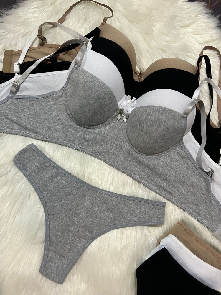 Conjunto de Taza Soft Algodón con Base Bustier - Imagen 2