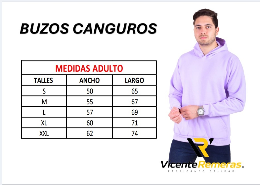 Buzos Lisas Capucha Canguro - Imagen 4