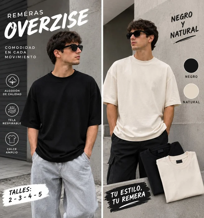 Remeras Overzise