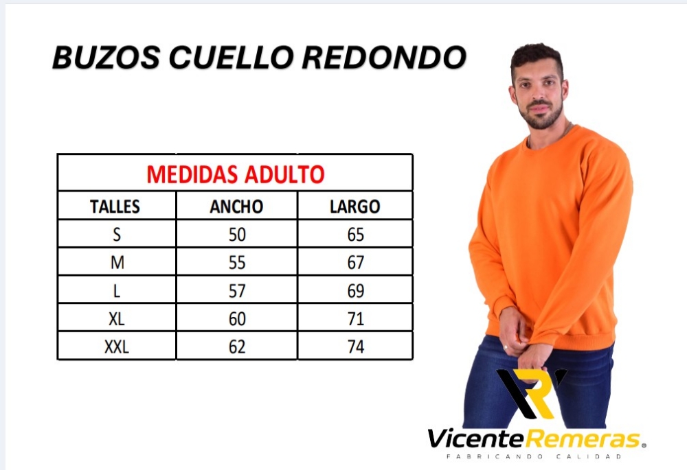 Buzos Lisas Cuello Redondo - Imagen 4