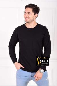Remeras Lisas Manga Larga