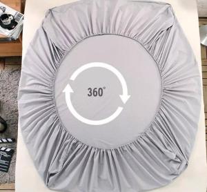 Set de Sábanas Ajustables Lisos con Fundas de Almohadas, Goldsun  Full - Miniatura 7