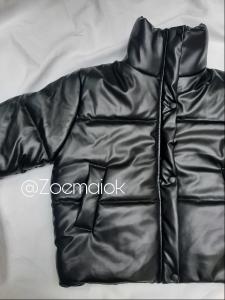 Campera Ecocuero con Solapa