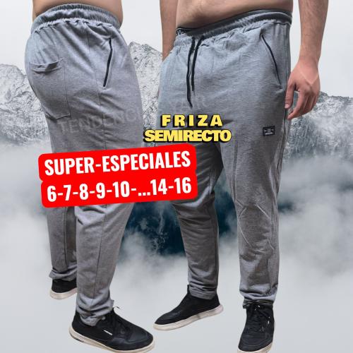 Friza Jogging Semirecto Talles Especiales