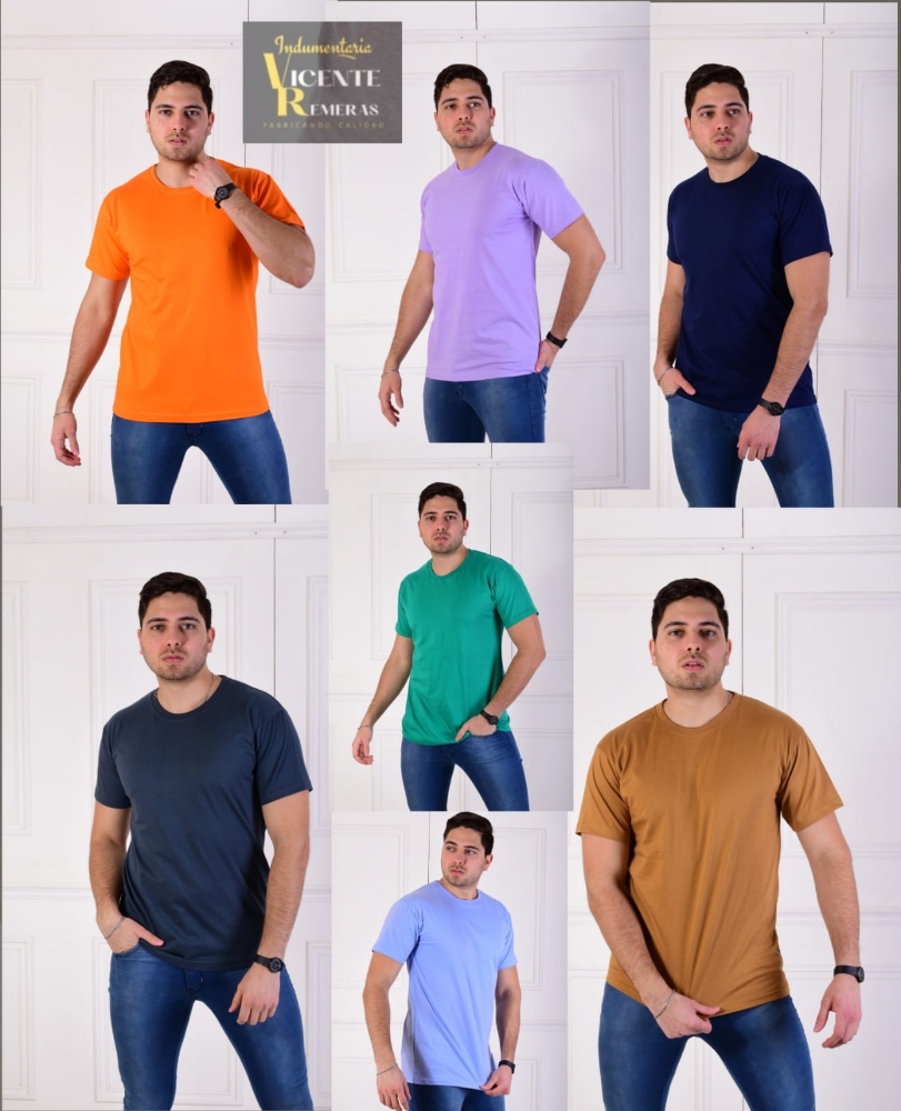 Remeras Lisas Peinado Premium - Imagen 2