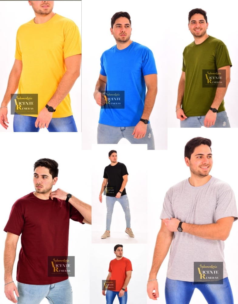 Remeras Lisas Peinado Premium - Imagen 3