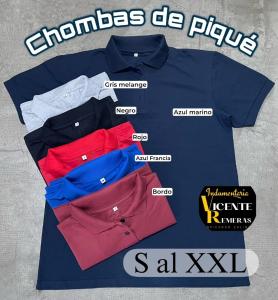 Chombas Lisas de Pique Premium