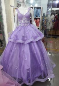 Vestido Quinceañera Dos Piezas Yuridia Mariposa/ Emma /- Thalia Perla - Miniatura 6