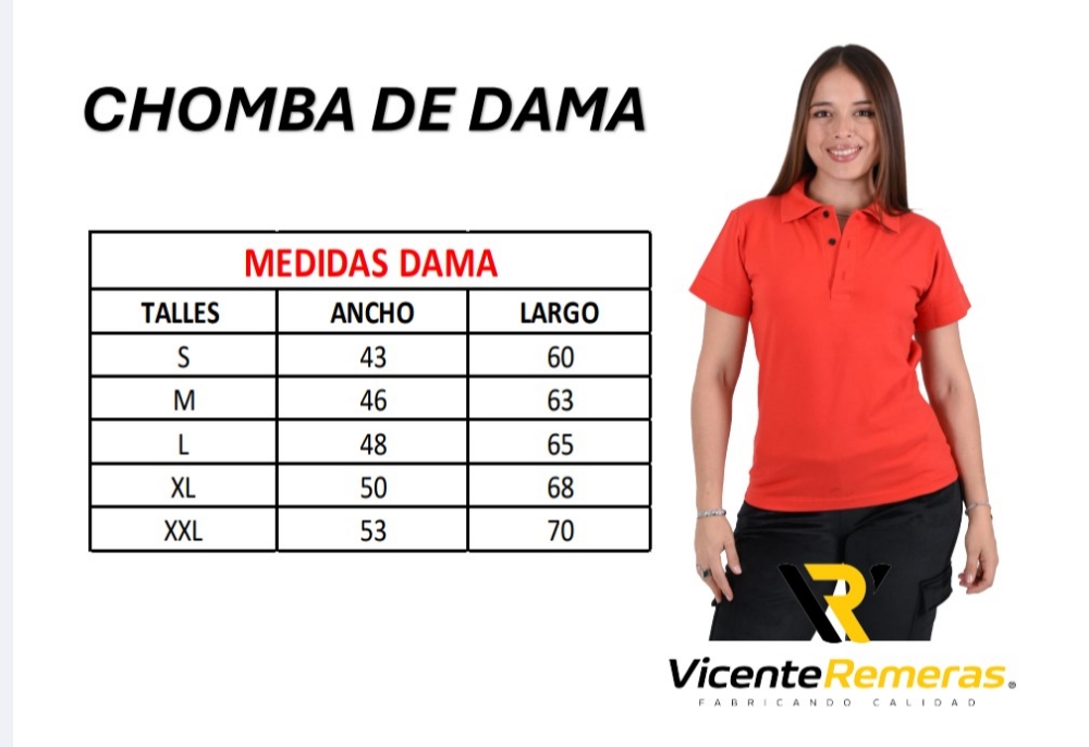 Chombas Lisas de Dama Pique Premiun - Imagen 5