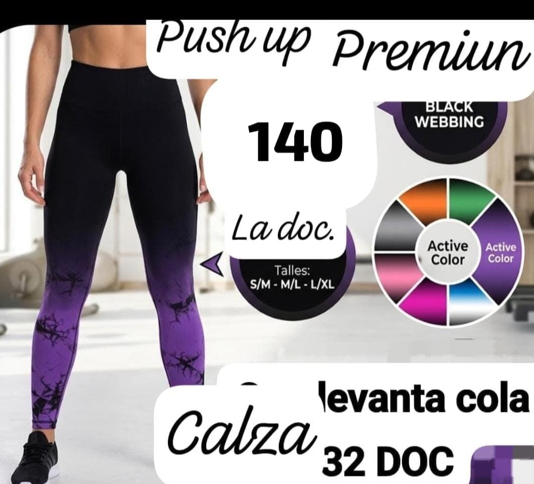 Calzas Push Up  Importadas ( Doc.) - Imagen 2