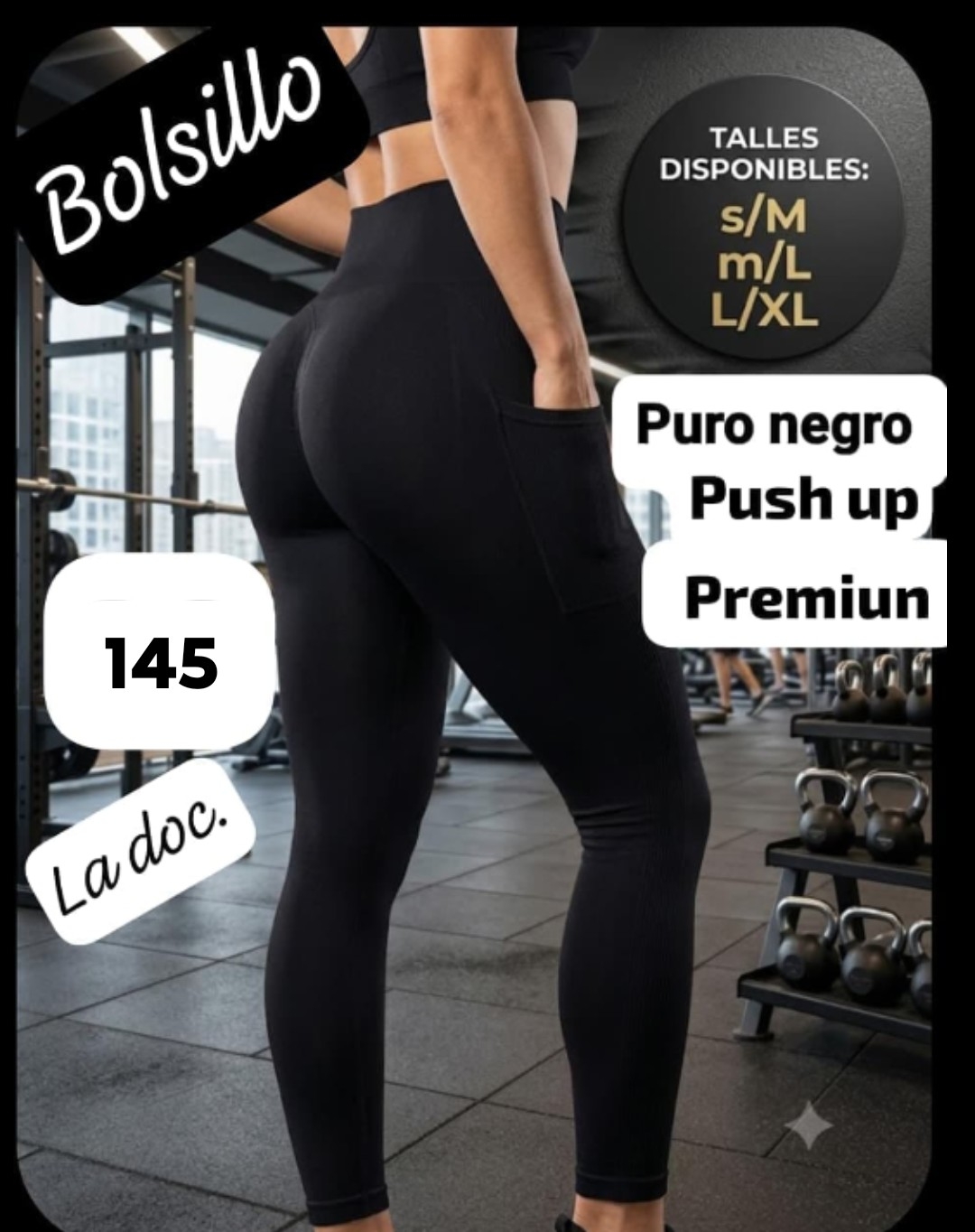 Calzas Push Up  Importadas ( Doc.) - Imagen 5