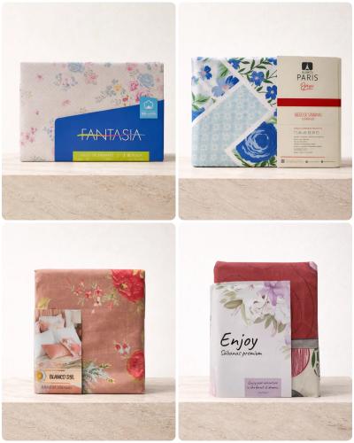 Juego de Sabanas 1 Plaza 1/2 Estampado