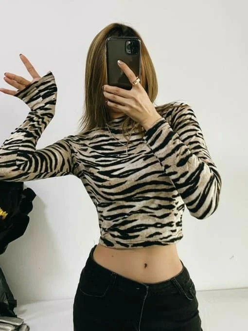 Top Media Polera