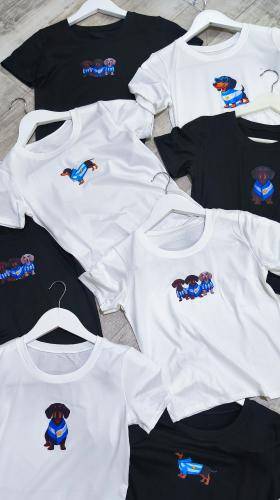 "  Remera C/ Perritos  Salchicha "