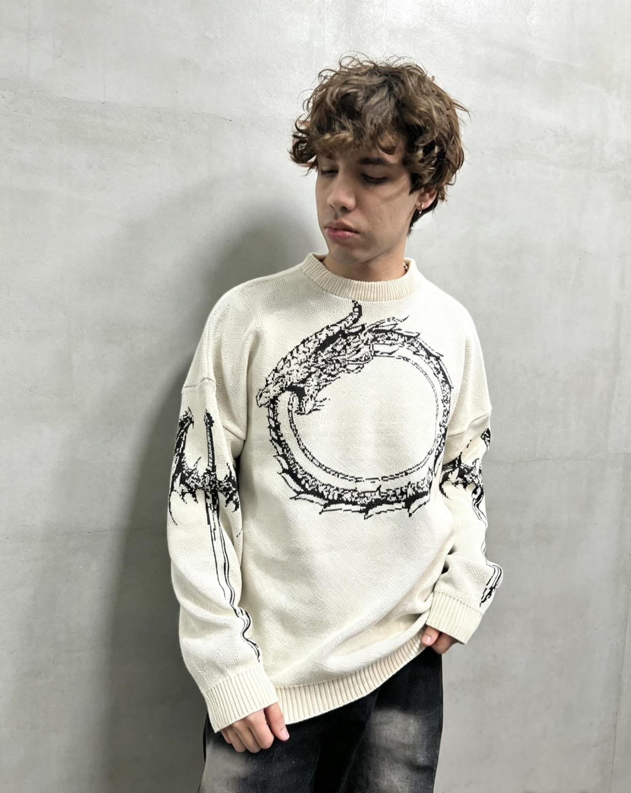 Sweater Overside Fantom - Imagen 2
