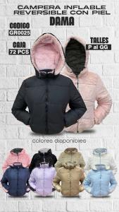 Campera Puffer Feversible
