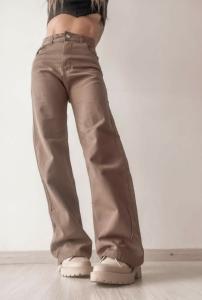 Jean Wide Leg " Marron Claro " Dama
