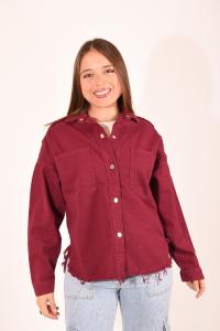 Camisaco Jean Bordo Oversize