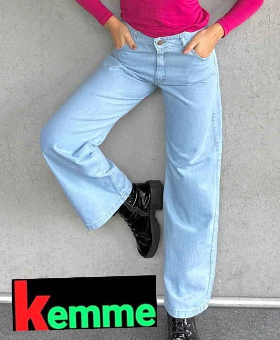Wide Leg Rigido Clarito