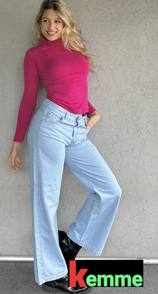 Wide Leg Rigido Clarito - Imagen 4