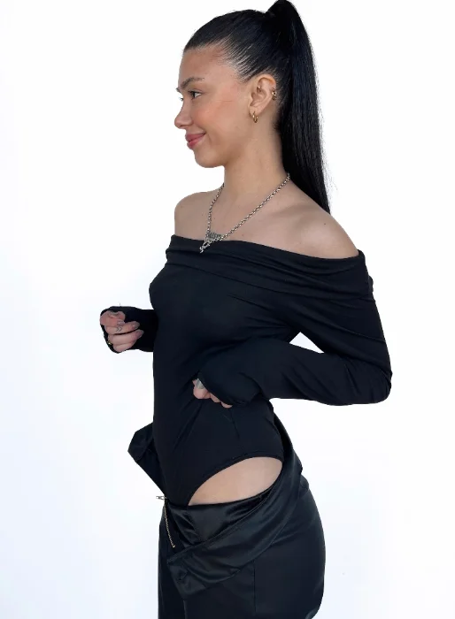 Body Cuello Bote ( Modal Gamuzado)