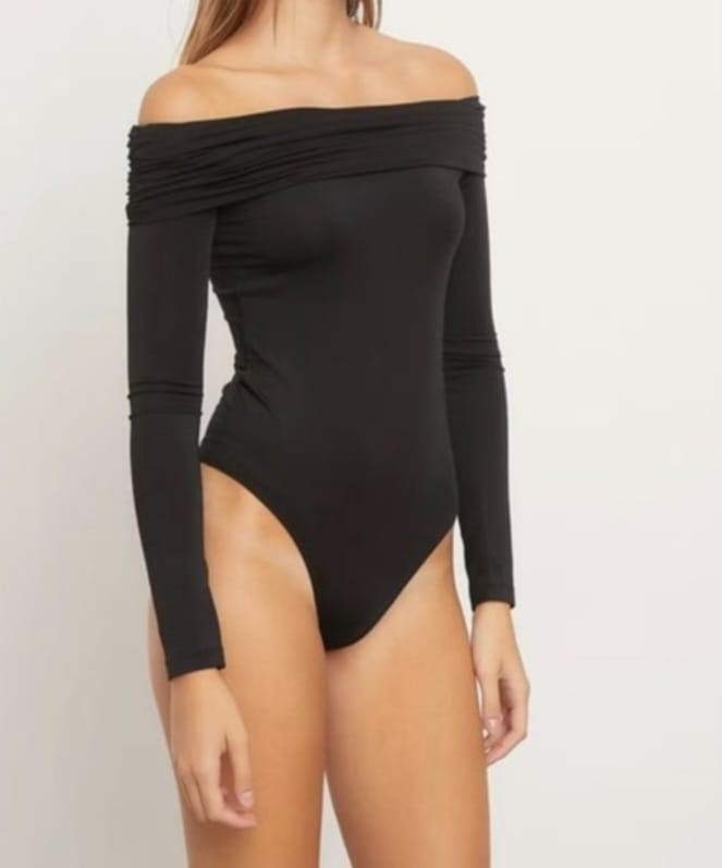 Body Cuello Bote ( Modal Gamuzado) - Imagen 2