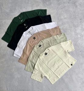 Remera Corta N1ke Cuello Bordado