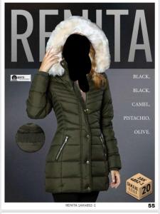 Campera Larga con Piel