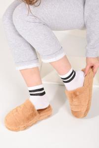Pantunfla Beige Oscuro - Miniatura 3