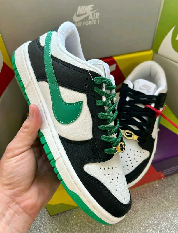 Nike Sb Dunk Low Premium Negro Verde - Imagen 2