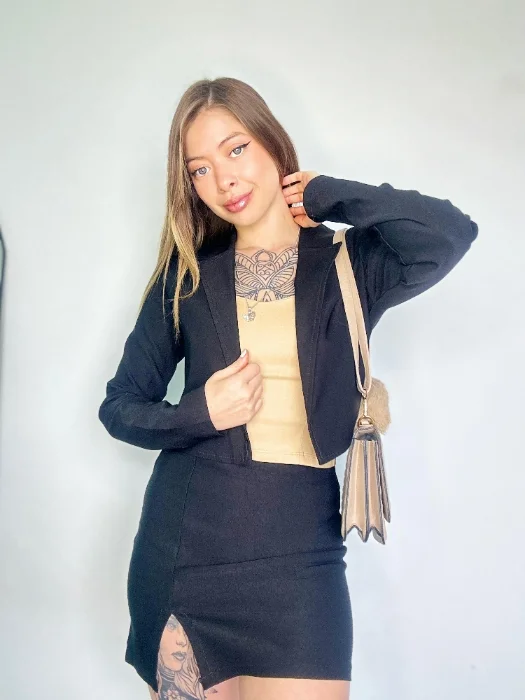 Blazer Corto en Bengalina