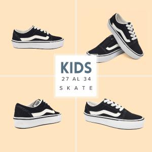Zapatilla Urbana Skate Infantil Gamuzada