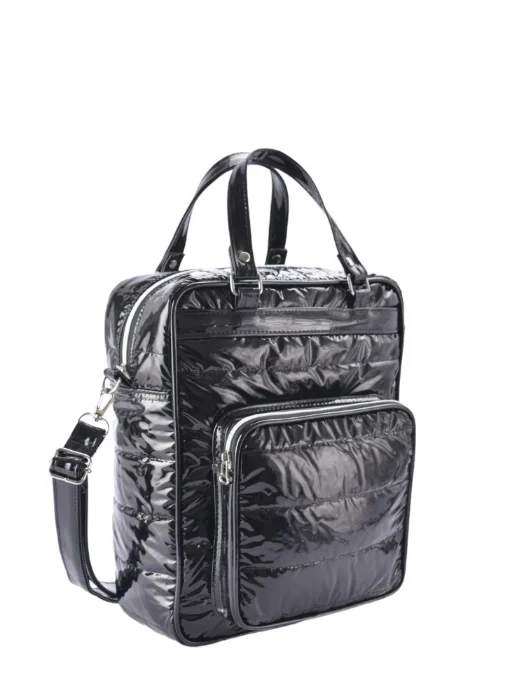 Bolso-mochila -morral
puffer Triple Función .