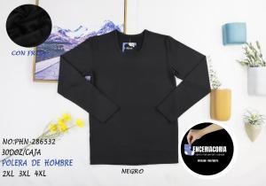 Camiseta Térmica  de Hombre Negro