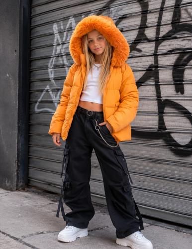 Puffer con Piel de Nena