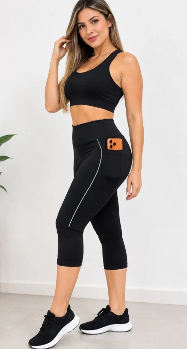 Capri Deportivo con Vivo y Bolsillos
