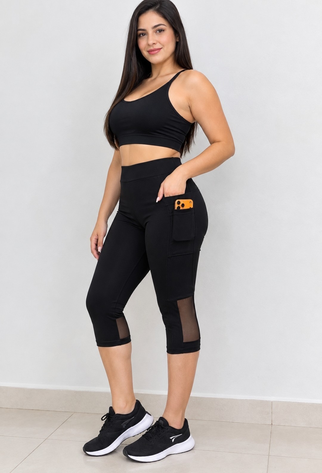 Capri Deportivo con Vivo y Bolsillos - Imagen 2
