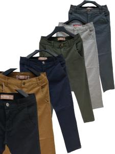 Corte Chino Gabardina Elastizado Solo Colore Surtido