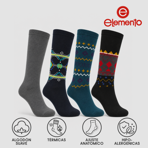 Medias Térmicas Hombre Elemento X6