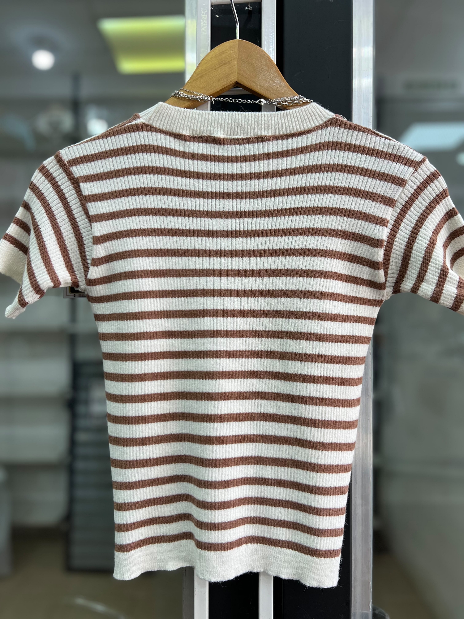 Remera Rayada Manga Corta - Imagen 3
