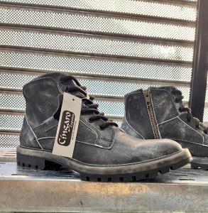 Borcego Cuero Vacuno Modelo Kuntur Gastado
