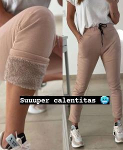 Jogers con Piel  Mujer - Miniatura 2