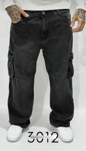 Baggy Cargo Jean Negro