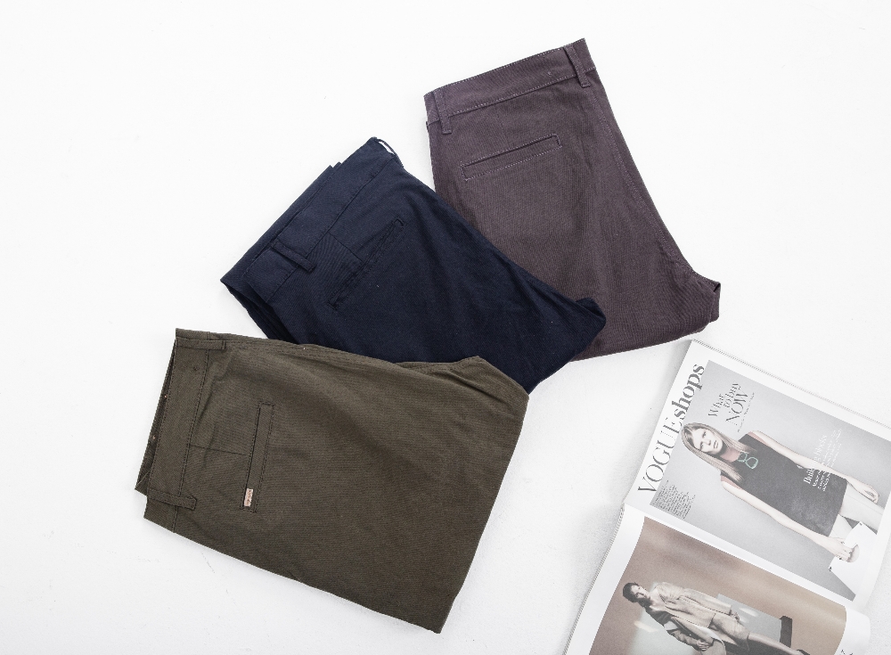 Pantalón Bolsillo Chino Gabardina Elastizada - Imagen 1
