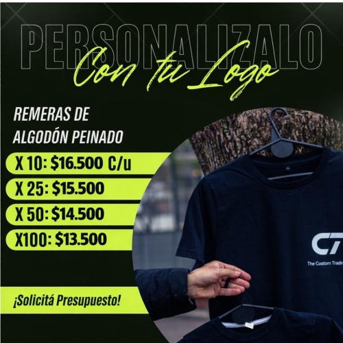 Remera Algodón Personalizada