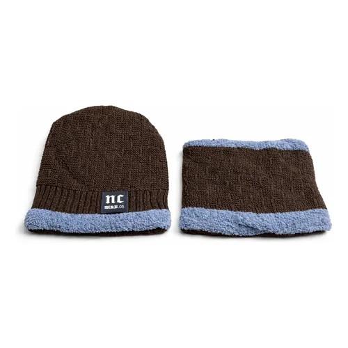 Gorro  + Cuello con Piel Hombre - Miniatura 3