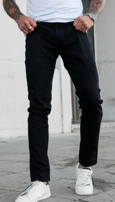 Pantalón Jeans Semi Chupin